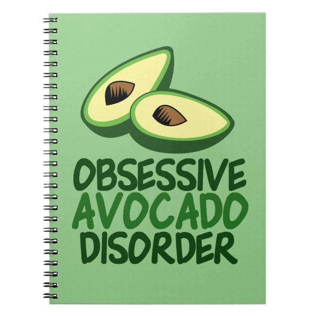 Cuaderno Funny Aguacate Lover Green (Frente)