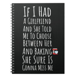 Cuaderno Funny Baking Gifts For Him Teen Boys Men Baker