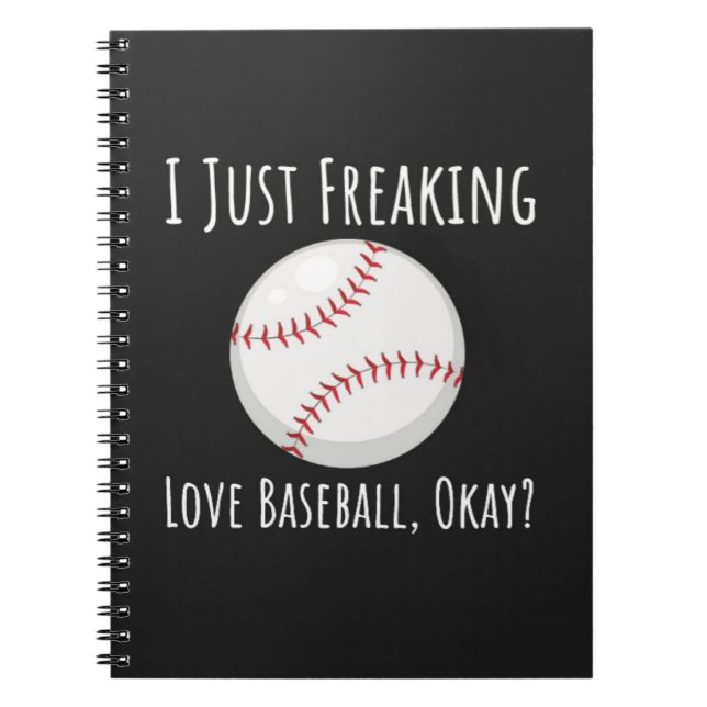 Cuaderno Funny Baseball Enthusiast Gifts Lover Humor Sports (Frente)