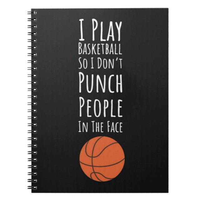 Cuaderno Funny Basketball Gifts Humor Player Sports Baller (Frente)