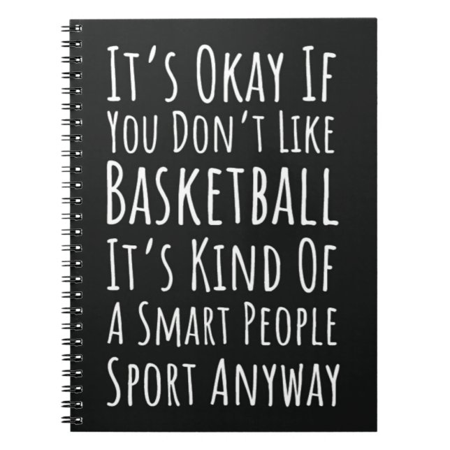 Cuaderno Funny Basketball Gifts Humor Player Sports Fan (Frente)
