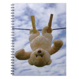 Cuaderno Funny beer die hangt te drogen.