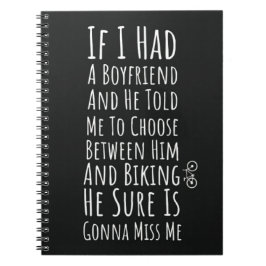 Cuaderno Funny Biking Gifts For Her Teen Girls Women Biker