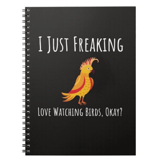 Cuaderno Funny Bird Watching Gifts For Bird Lovers Birding (Frente)