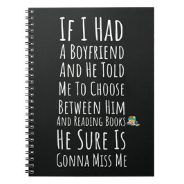 Cuaderno Funny Book Reader For Her Teen Girls Women Reading