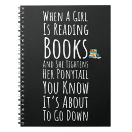 Cuaderno Funny Book Reading Gifts For Her Teen Girls Women 