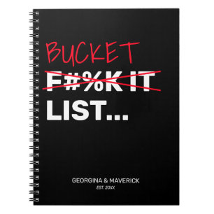 Cuaderno Funny Bucket List Parples Adventure Keepsake