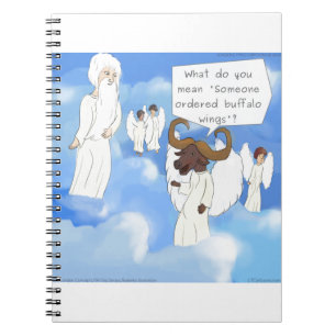 Cuaderno Funny Buffalo Wings In Heaven Gift