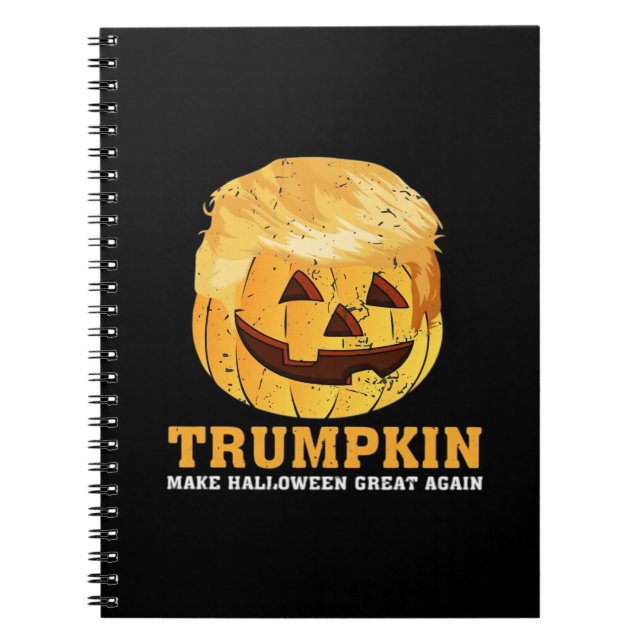 Cuaderno Funny Calabaza Trumpkin Halloween (Frente)