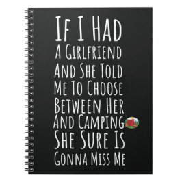 Cuaderno Funny Camping Gifts For Men Him Camper Teen Boys 