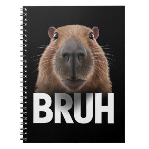 Cuaderno Funny Capybara Bruh