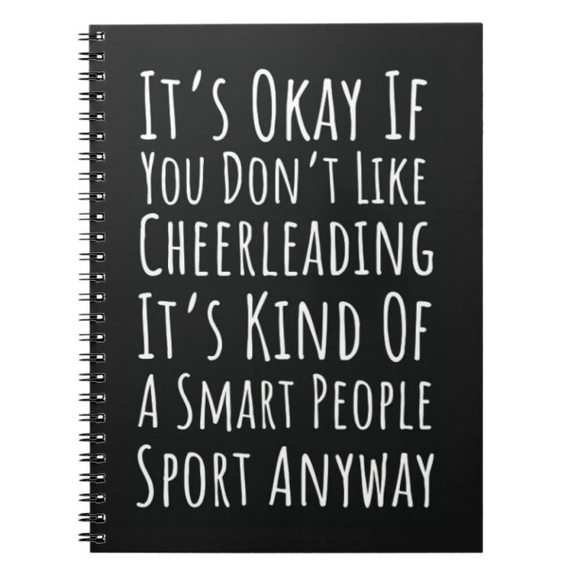 Cuaderno Funny Cheer Gift For Team Cheerleading Cheerleader (Frente)