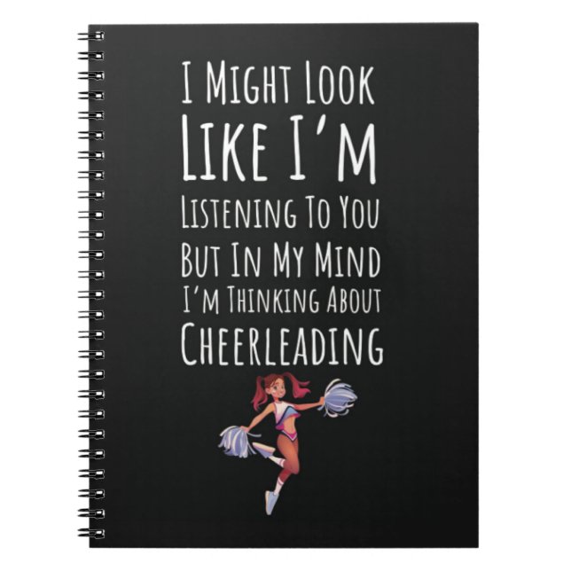 Cuaderno Funny Cheerleading Gifts Sports Cheerleader Cheer (Frente)