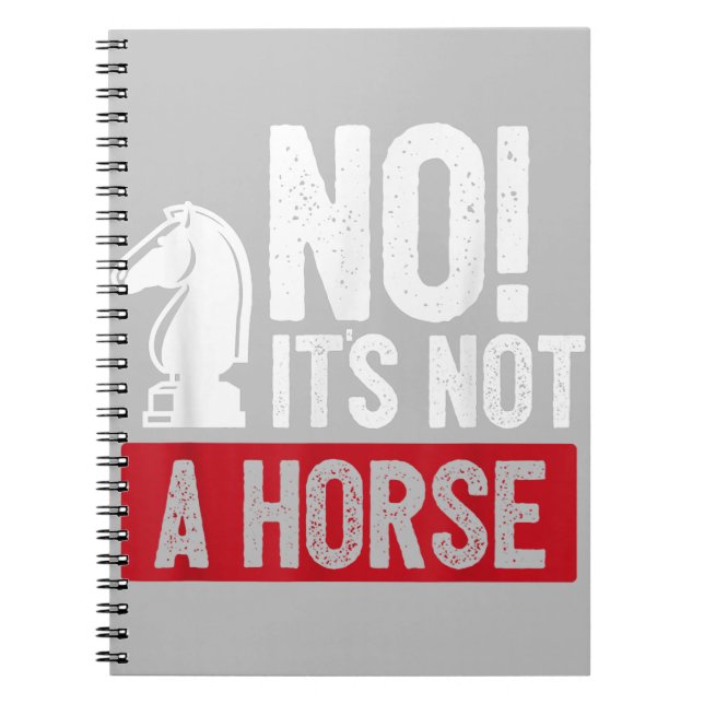 Cuaderno Funny Chess King Castling Design (Frente)