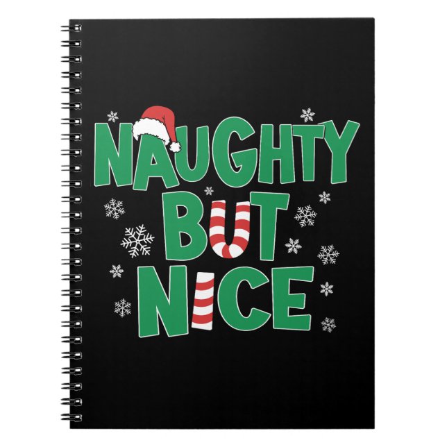 Cuaderno Funny Chiste Navidades Humor travieso pero agradab (Frente)