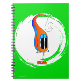 Cuaderno Funny, Colorful, Quirky, Cartoon Character