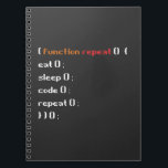 Cuaderno Funny Computer Science Coder Programmer (Función)<br><div class="desc">Un regalo divertido para programador,  jugador,  experto en informática,  desarrollador de software,  administrador de TI,  nerd y experto en informática. Sorpresa perfecta para una risa con amigos,  familiares y colegas en la escuela o en el trabajo.</div>