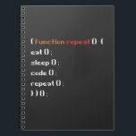 Cuaderno Funny Computer Science Coder Programmer (Función)<br><div class="desc">Un regalo divertido para programador,  jugador,  experto en informática,  desarrollador de software,  administrador de TI,  nerd y experto en informática. Sorpresa perfecta para una risa con amigos,  familiares y colegas en la escuela o en el trabajo.</div>