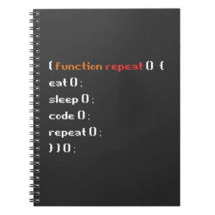Cuaderno Funny Computer Science Coder Programmer (Función)