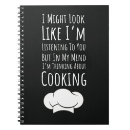 Cuaderno Funny Cooking Gifts Humor Humorous Typography