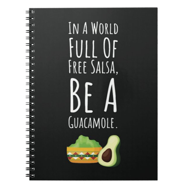 Cuaderno Funny Cool Gifts For Guacamole Lovers Cute Avocado (Frente)