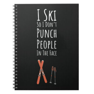 Cuaderno Funny Cool Gifts For Ski Lovers Skiers Skiing