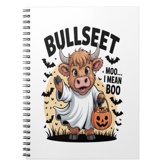 Cuaderno Funny Cow Halloween (Frente)