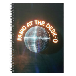 Cuaderno Funny Coworker Gift - Panic at the Desk Disco Ball