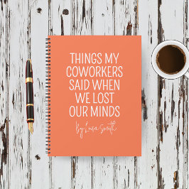 Cuaderno Funny Coworker Journal for Hospital Staff & Doctor