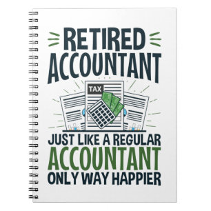 Cuaderno Funny CPA Retirement Happier