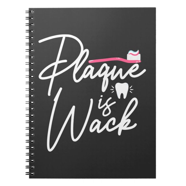 Cuaderno Funny Dentistry Plaque Dental Assistant (Frente)