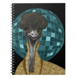Cuaderno Funny Disco Emu Bird