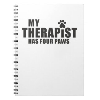 Cuaderno Funny Dog Mom Dad Gift! My Therapist Has Four Paws