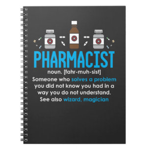 Cuaderno Funny Farmacéutica Definición Empleado