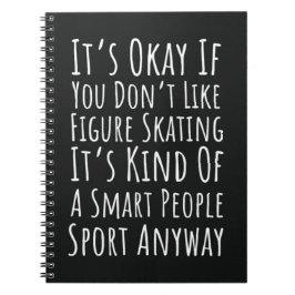 Cuaderno Funny Figure Skating Gifts Winter Sports Skater