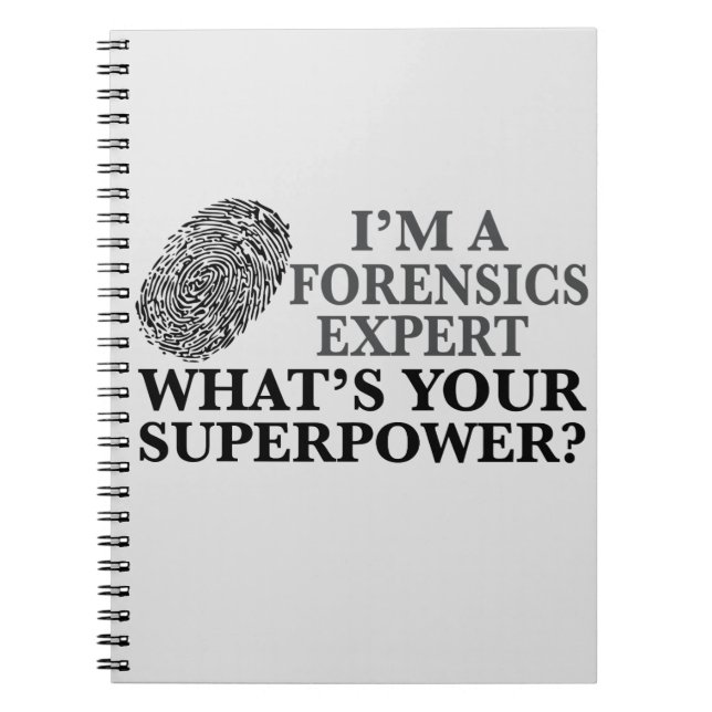 Cuaderno Funny Forensicate Expert (Frente)