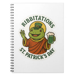 Cuaderno Funny Frog St.Patrick's Day