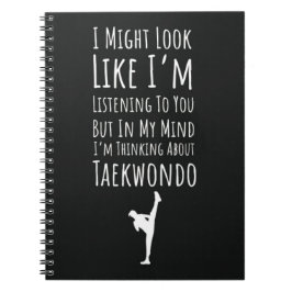 Cuaderno Funny Gift For Taekwondo Lover Humor Martial Arts