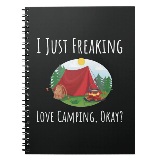 Cuaderno Funny Gifts For A Camping Lover Camper Adventure (Frente)