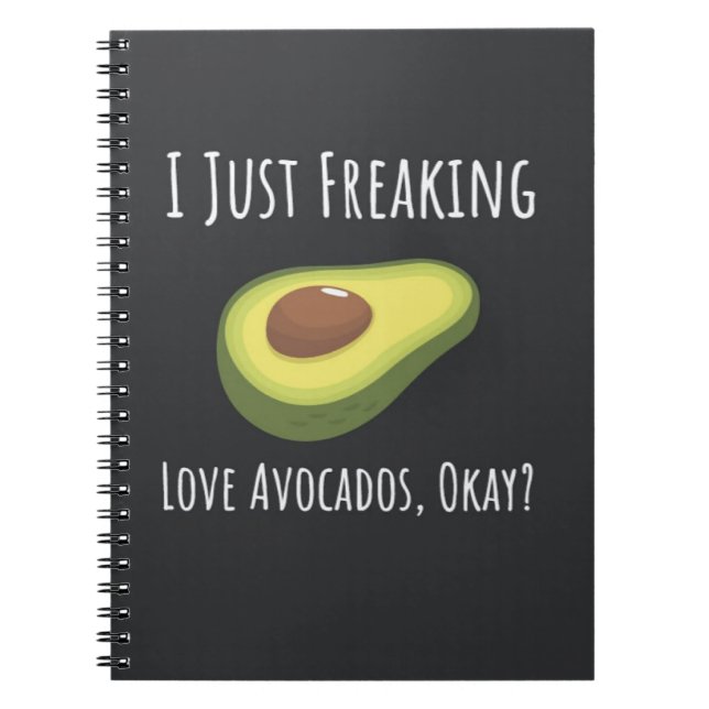 Cuaderno Funny Gifts For Avocado Lovers Vegan Foodie (Frente)