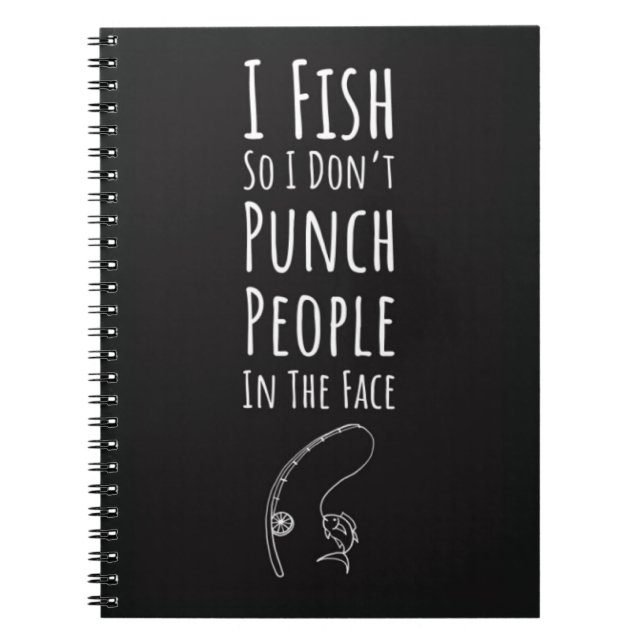 Cuaderno Funny Gifts For Fishing Lovers Fisherman For Him (Frente)
