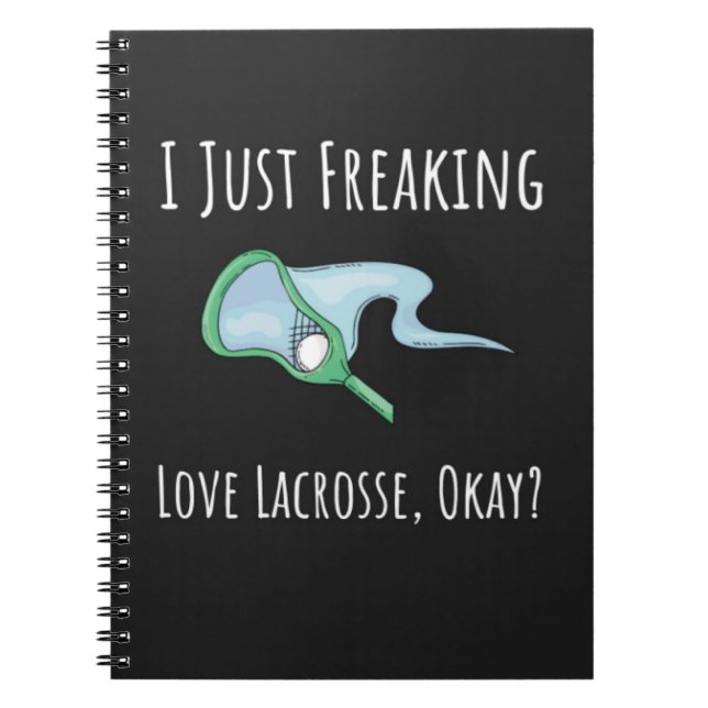 Cuaderno Funny Gifts For Lacrosse Lovers Player Sports Lax (Frente)