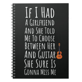 Cuaderno Funny Gifts For Male Guitar Players Men Teen Boys