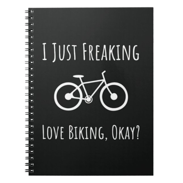 Cuaderno Funny Gifts For Mountain Bikers Biking Cycling (Frente)