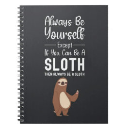 Cuaderno Funny Gifts For Sloth Lovers Humor Animals Joke