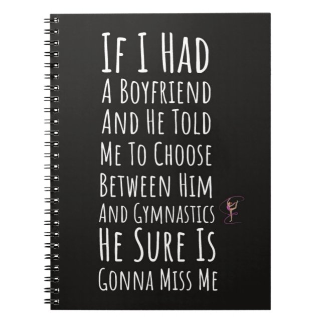 Cuaderno Funny Gifts For Teenage Gymnasts Girl Gymnastics (Frente)