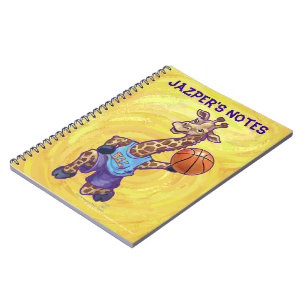 Cuaderno Funny Giraffe Baloncestista