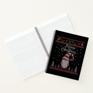 Cuaderno Funny Gnome Merry Christmas