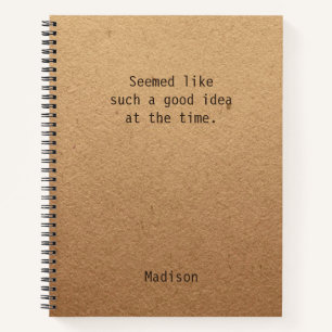 Cuaderno Funny Good Idea Notas Personalizadas Office Meetin