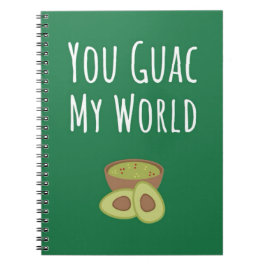 Cuaderno Funny Guacamole Gifts Green Avocado Cute Fruit Pun